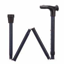 Opvouwbare wandelstok comfortgrip - blue ice links