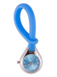 Siliconen Verpleegsters hang horloge, Blauw
