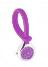 Siliconen Verpleegsters hang horloge, Paars