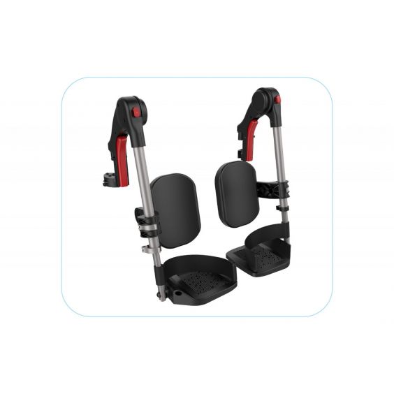 Rolstoel Icon, comfort beensteunen