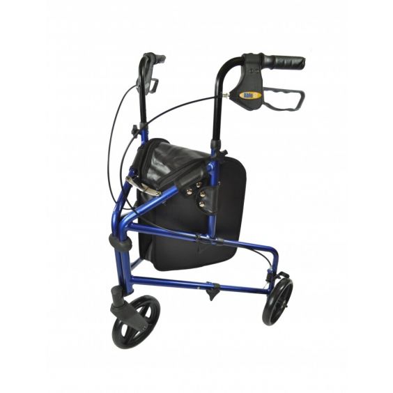 Driewiel Rollator, blauw