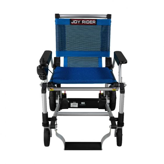 Elektrische opvouwbare rolstoel JoyRider, blauw