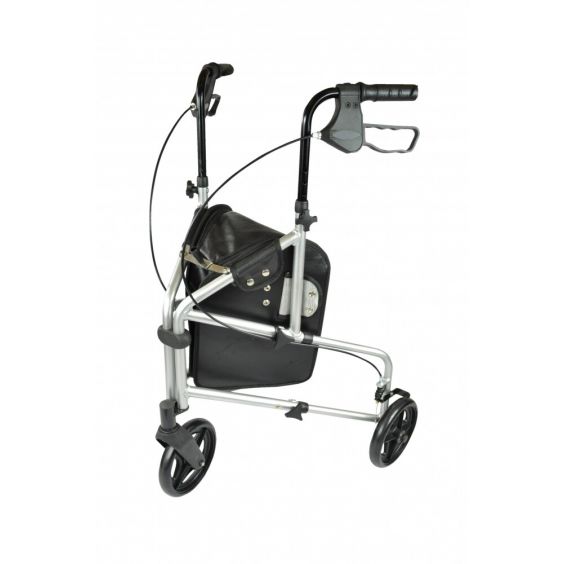 Driewiel Rollator, zilver