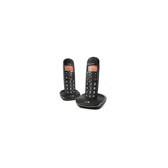 Doro draadloze telefoon, phoneasy duoset 100W, zwart