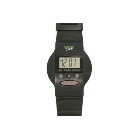 SenseWorks Nederlandssprekend horloge - zwart