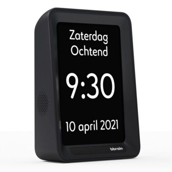 BBrain Basic Sprekende kalenderklok - zwart