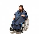 Rolstoel Poncho, zonder mouwen, gevoerd