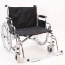Rolstoel heavy duty, zitbreedte 65 cm