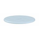 Atlantis Douchekruk – rond - zachte zitting licht blauw